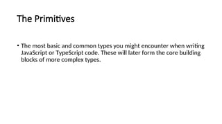 TypeScript.ppt LPU Notes Lecture PPT for 2024 | PPT