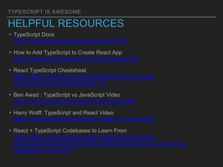 Introduction to TypeScript | PPTX | Programming Languages | Computing