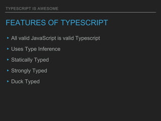 Introduction to TypeScript | PPTX | Programming Languages | Computing