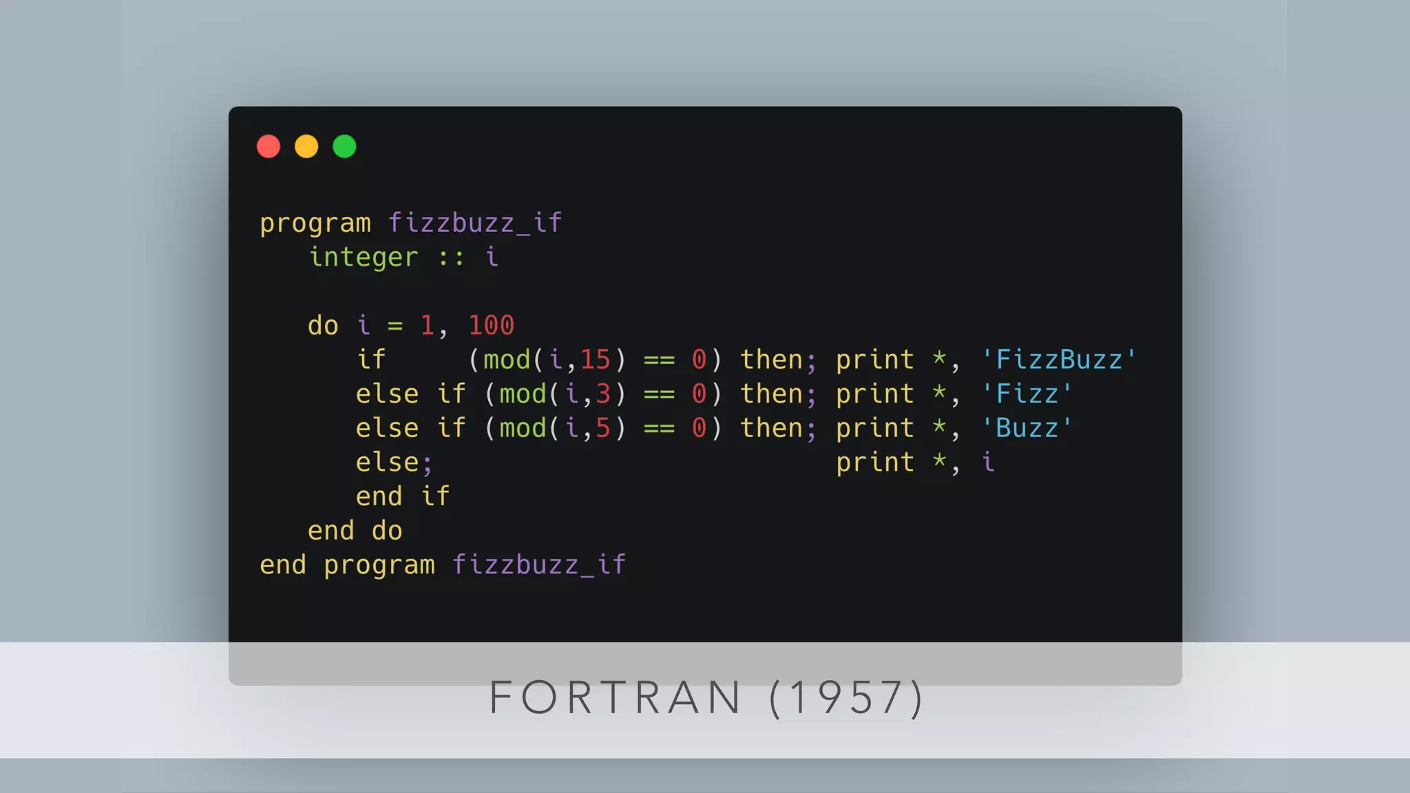 F O R T R A N ( 1 9 5 7 )
 