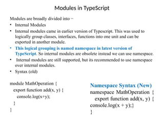 TypeScript Unit2 its covers basic of TS, | PPTX