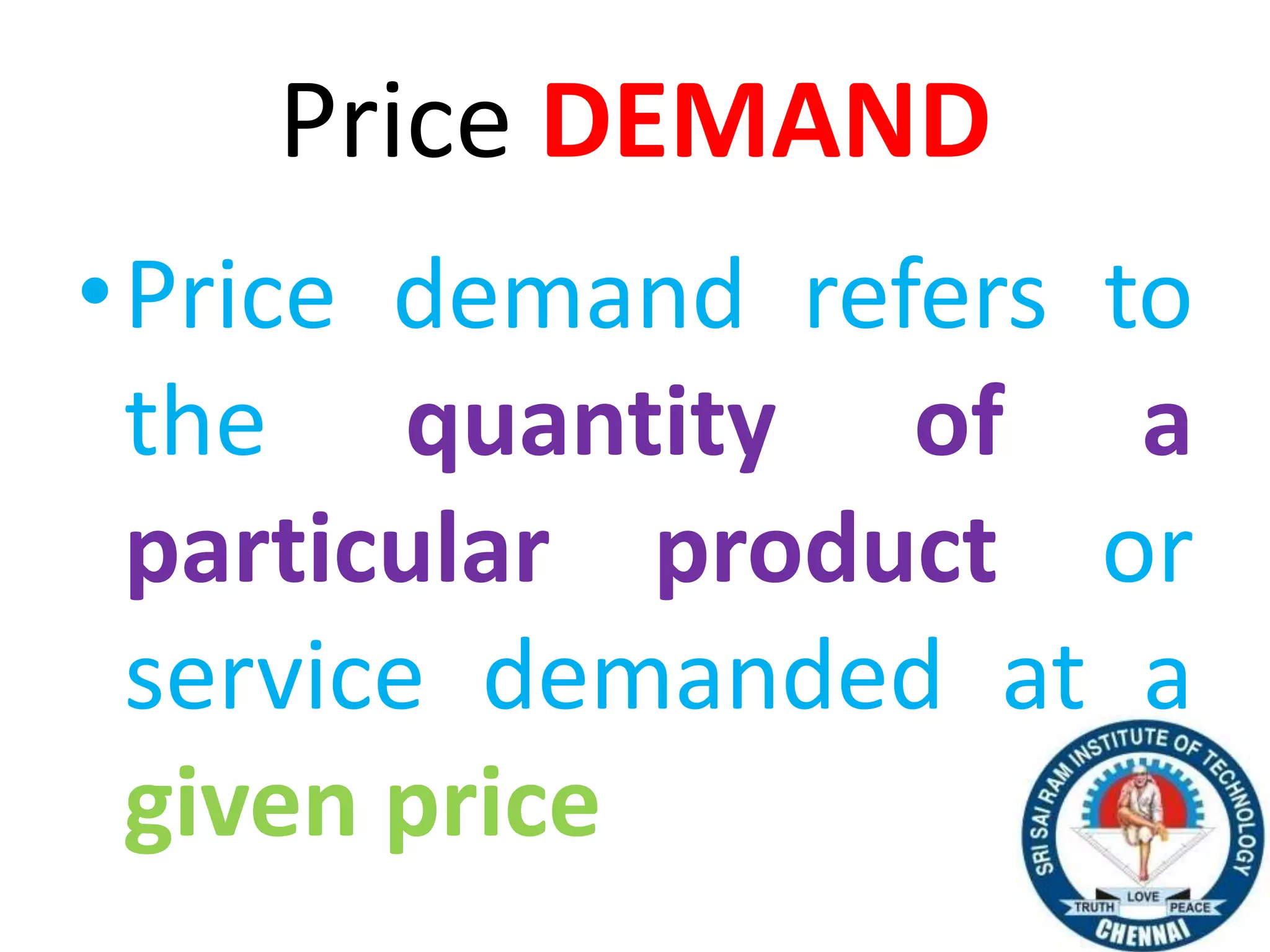 Types demand - ENGINEERING ECONOMICS & FINANCIAL ACCOUNTING - DR.K ...