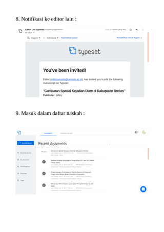 Tutorial Teknis Typeset.io