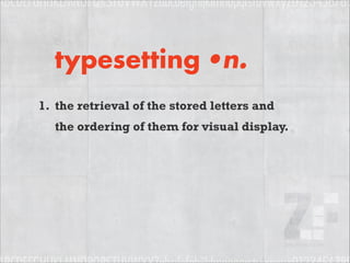 Typesetting for the Web