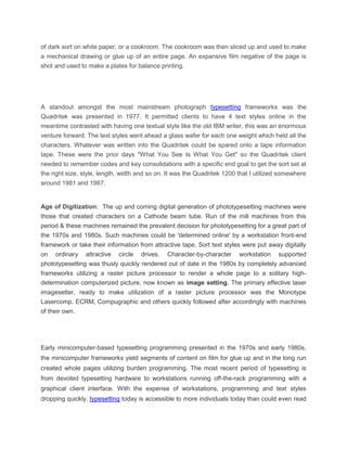 Typesetting services | PDF