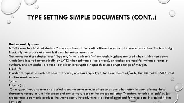 Type setting Simple documents - LaTeX.pptx