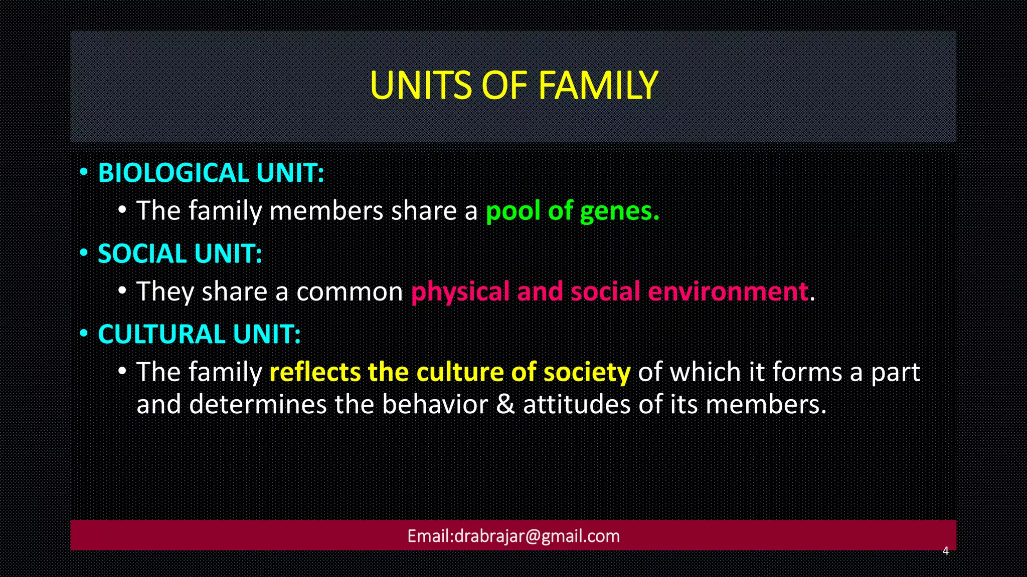 Types Families and Social Evils PPT