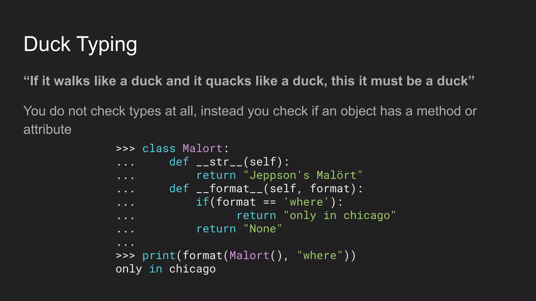 Types my way: Static Typing in Python