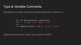 Types my way: Static Typing in Python | PPT
