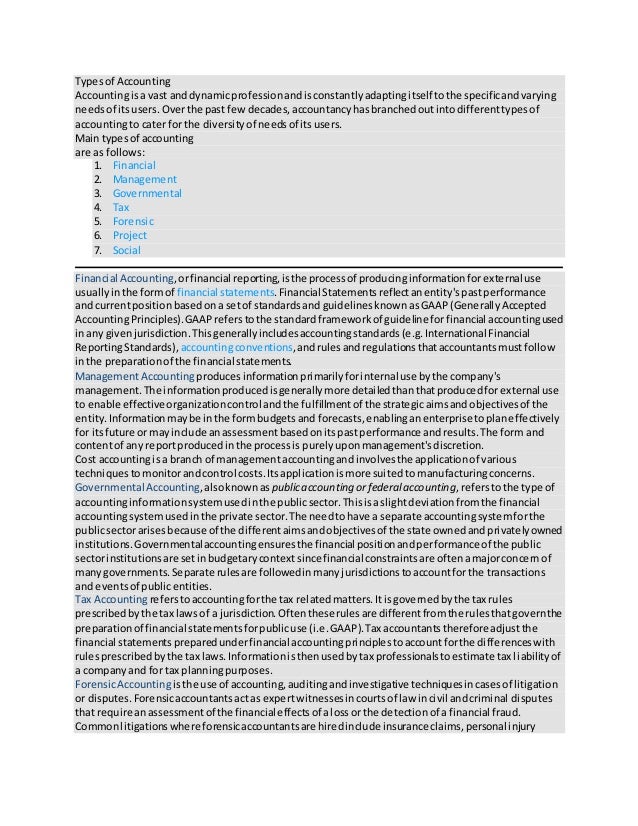 types of accounting the balance sheet is composed of the following types of accounts