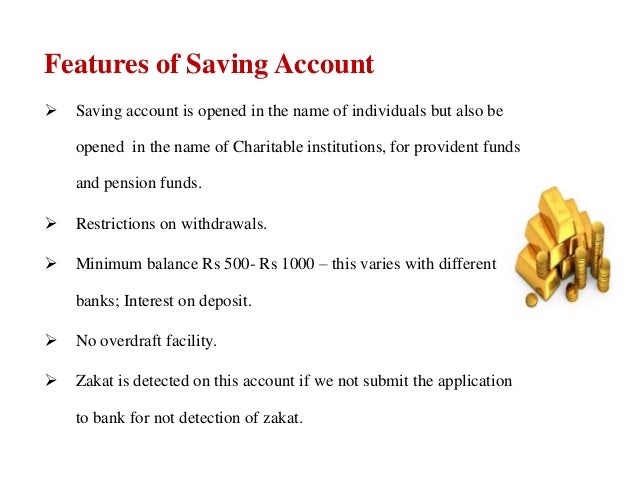 types of accounts
