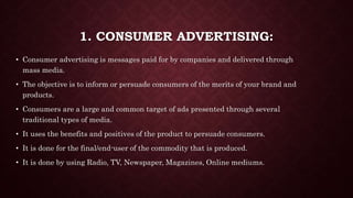 Types of advertising | PPTX