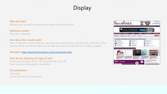 Types Of Affiliate Marketing For Advertisers