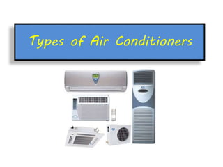Types of Air Conditioners
 
