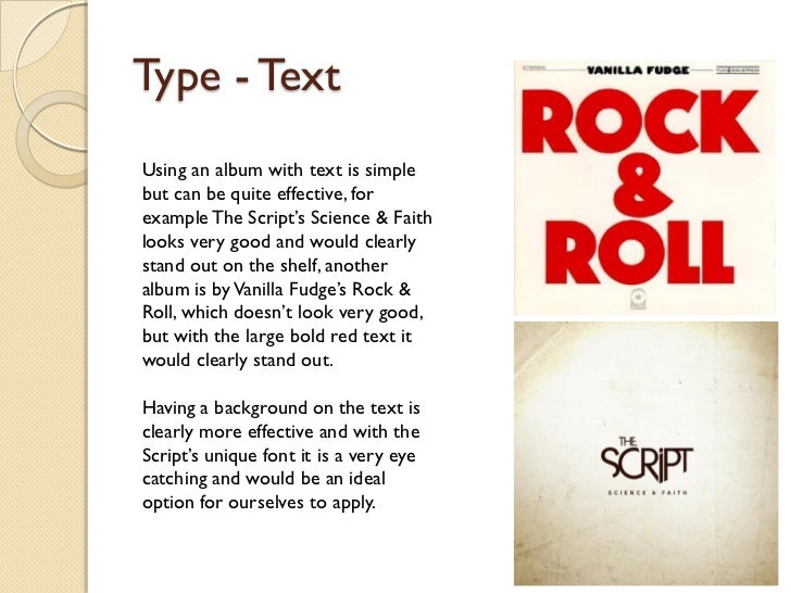 Types of Album Artwork