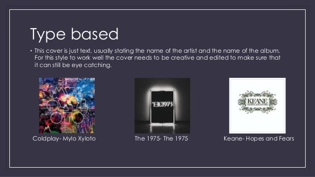 Types Of Album Art Types Of Album Art