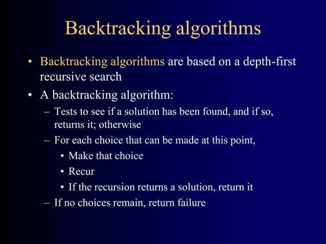 Types of algorithms | PPTX