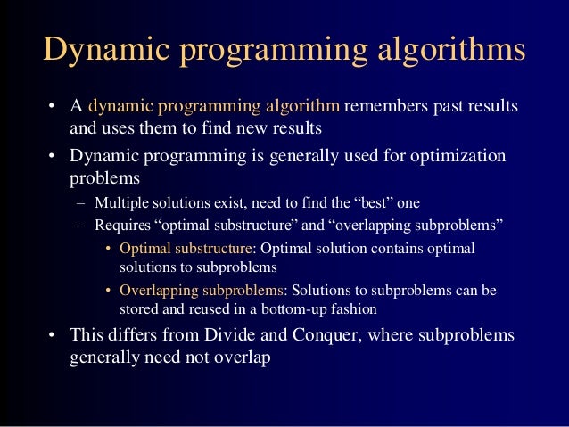 Types of algorithms
