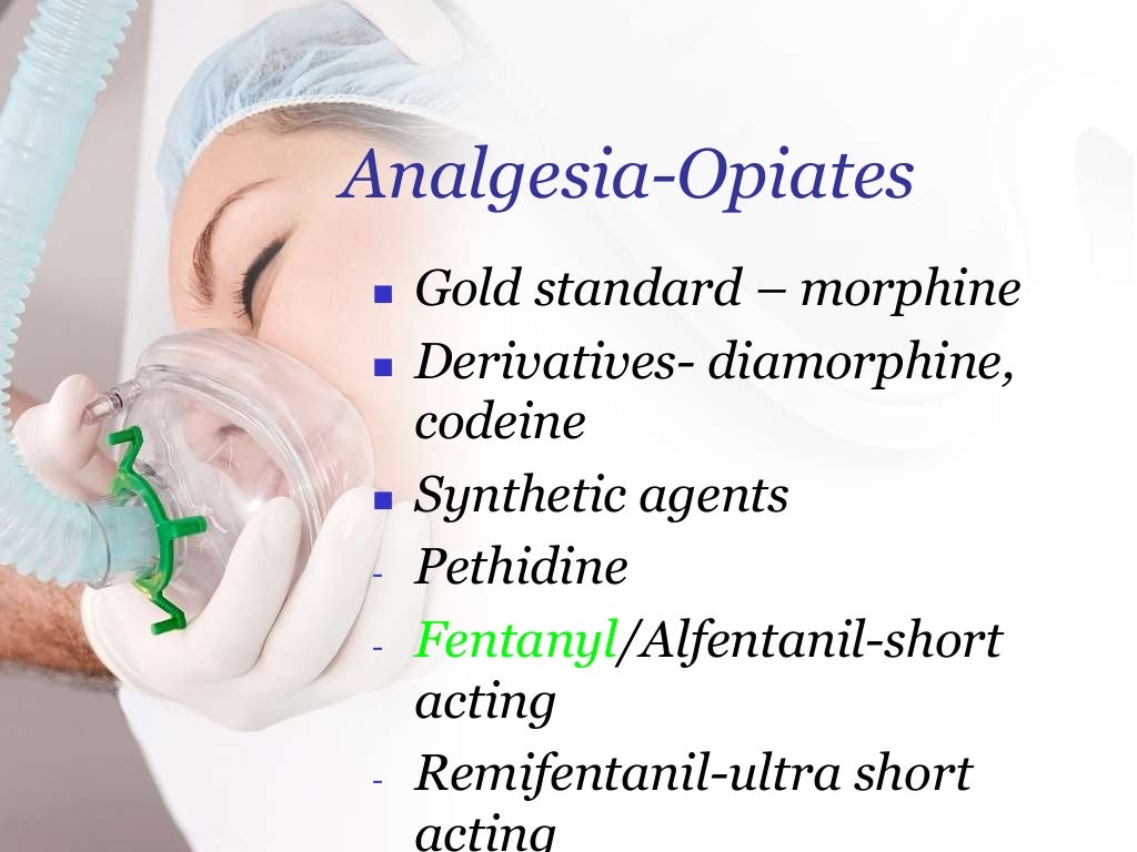 Types of anesthesia
