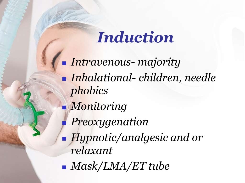 Types of anesthesia