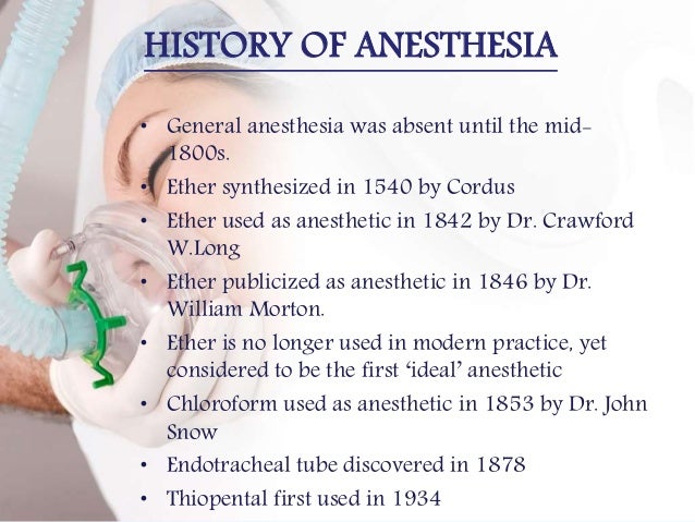 anesthetics history and essay 4 types general anesthesia r anesthetics history and essay 4 types general anesthesia r