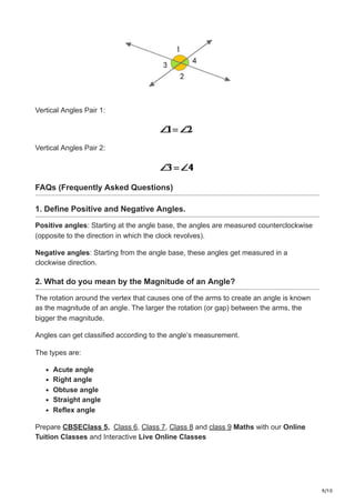 Angles - Definition, Types, Interactives and Examples