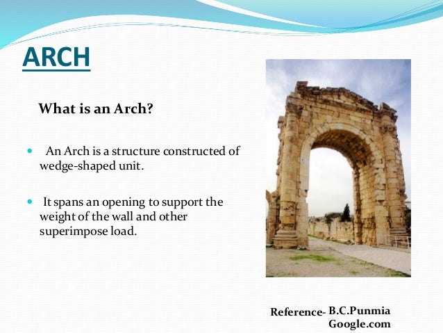 types of arches