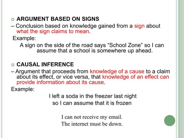 Types of arguments | PPTX