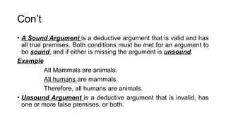 LOGIC: Types of Arguments: THIRD SESSION.pptx