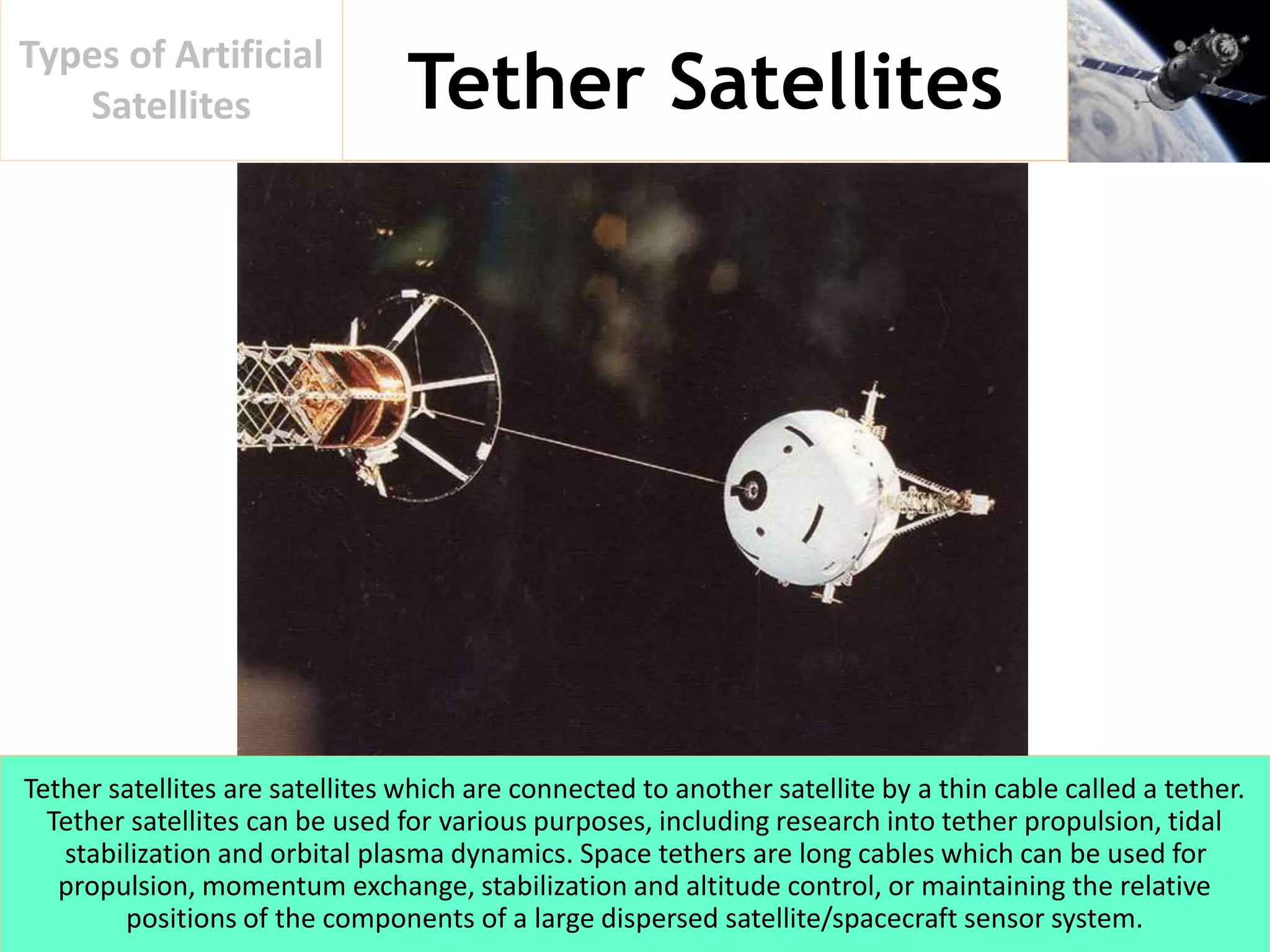 Types of Artificial Satellites | PPTX