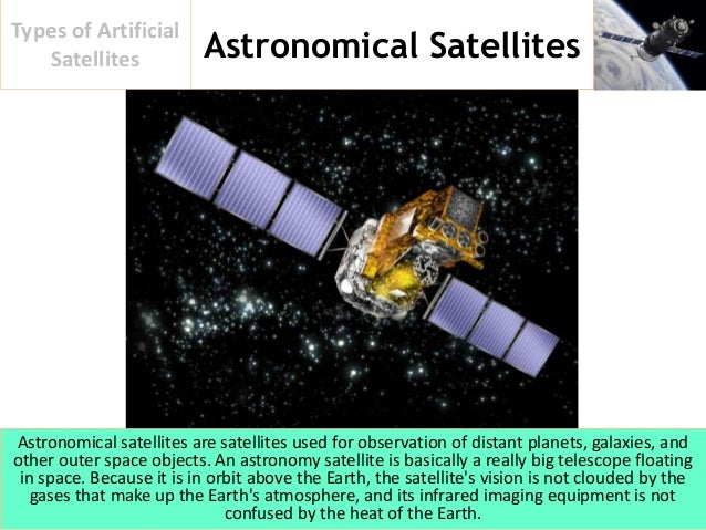 Types of Artificial Satellites