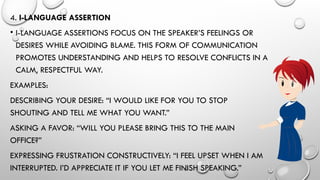 Types of Assertion and Different types of sentences | PPTX