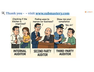 What are the different types of auditor in the QMS in ISO 9001 / IATF ...