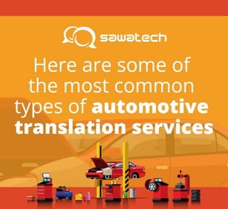 Types of Automotive Translation Services