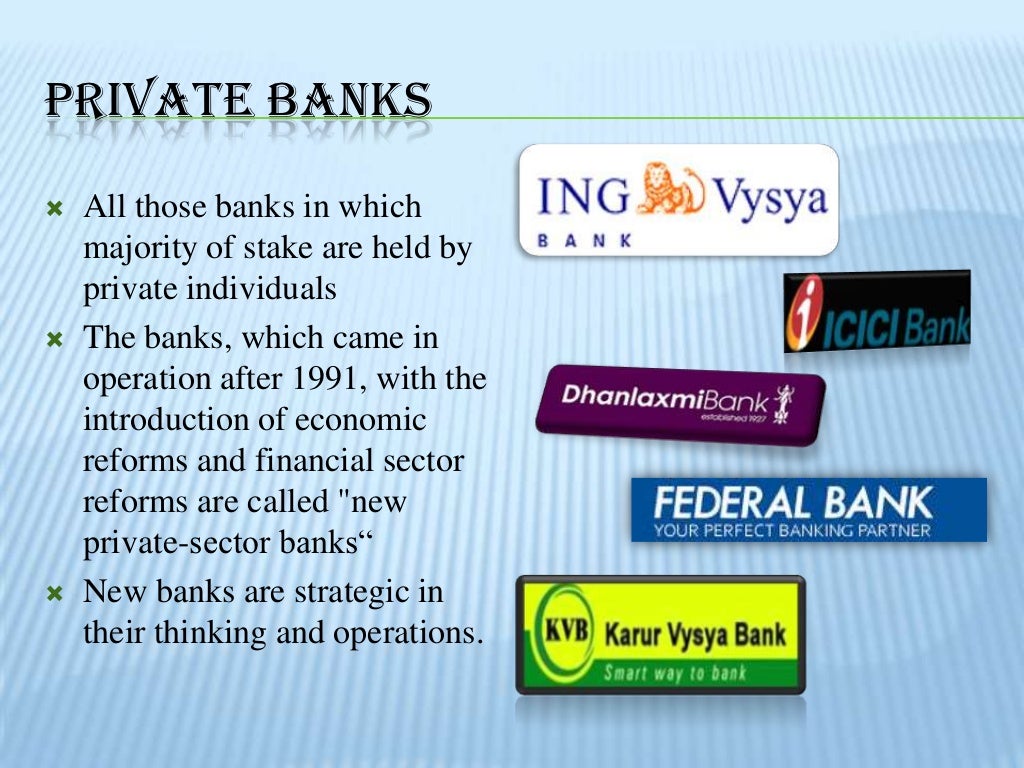 Types of banks