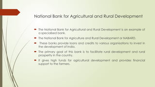 Rural Banks Examples Types Of Banks - Functions of commercial Banks | PPTX