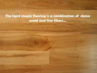 Maple flooring for professional-level basketball court