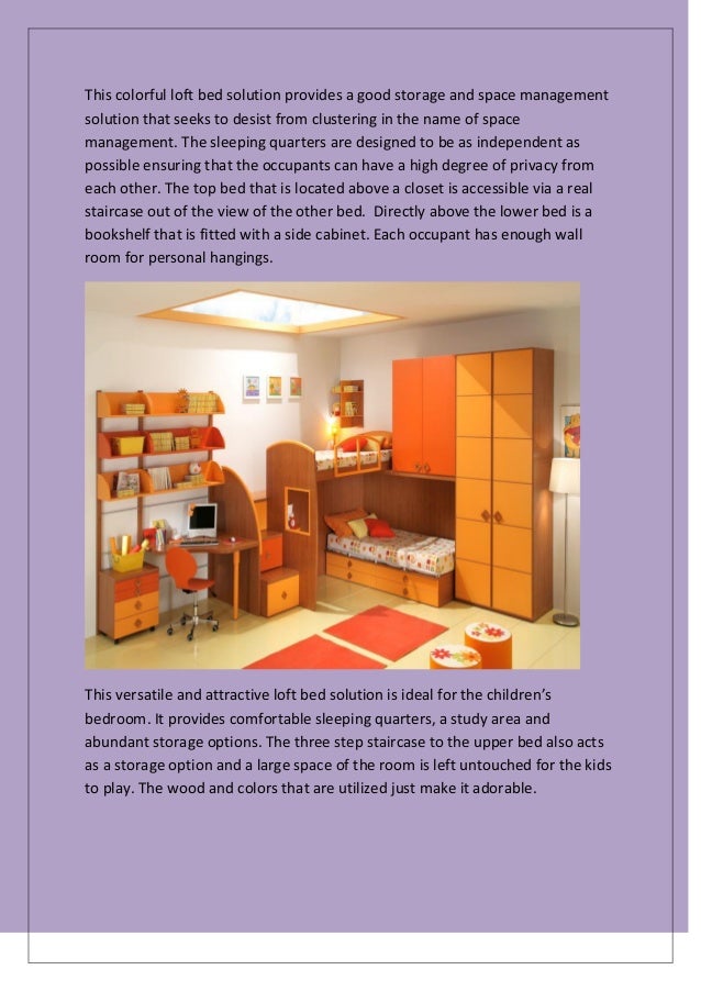 Make Effective Use of Available Space with Ingenious Types of Beds