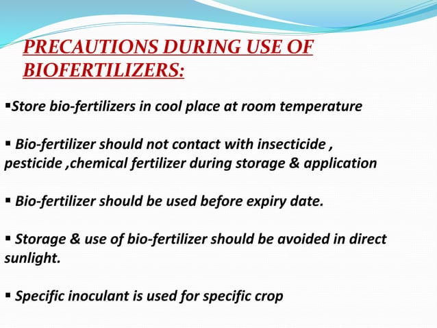 Types Of Biofertilizers Ppt Types Of Biofertilizers Ppt