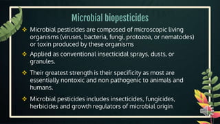 Types of biopesticides