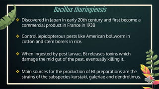 Types of biopesticides