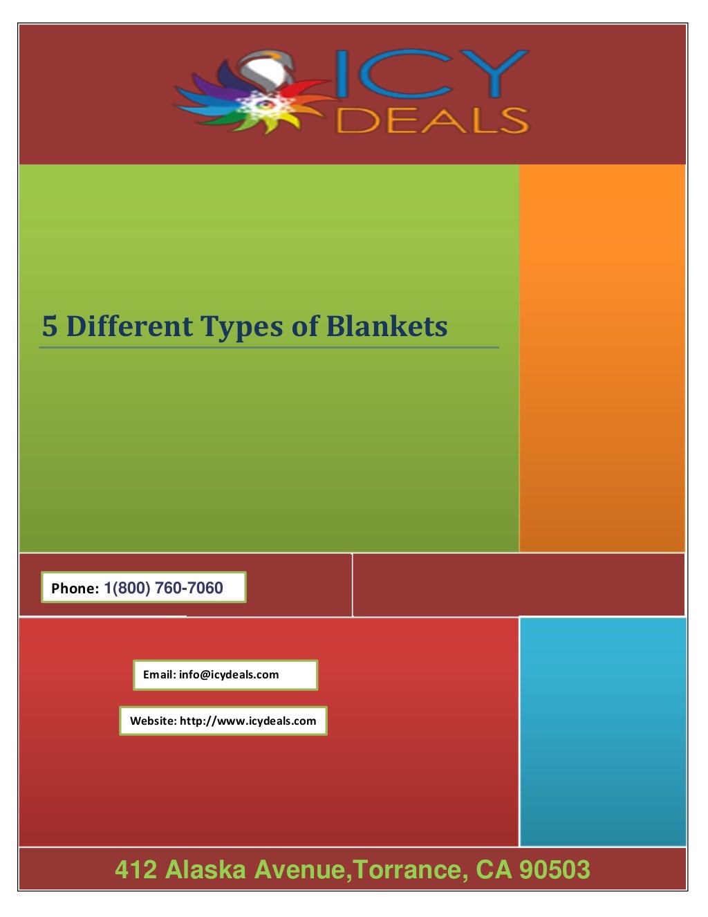 5 Different Types of Blankets