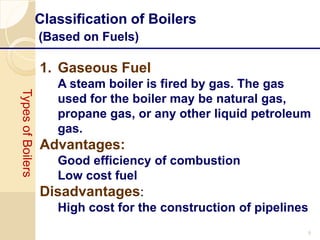 Different Types of Boilers and it's terminology, | PDF