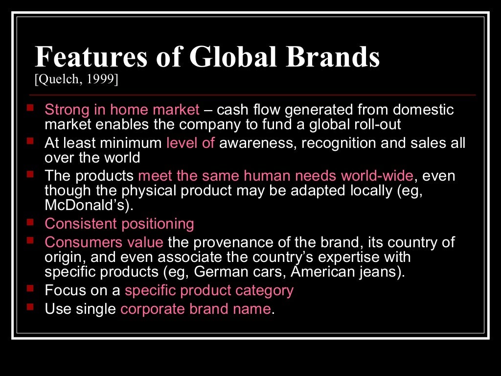 Types of brands
