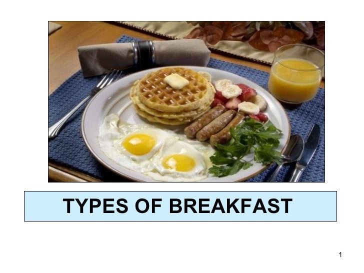 Types Of Breakfast