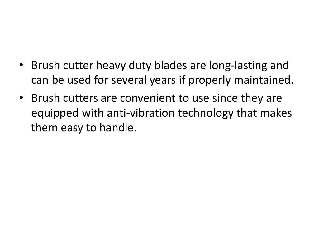 TYPES OF BRUSH CUTTER MACHINES AND THEIR USES