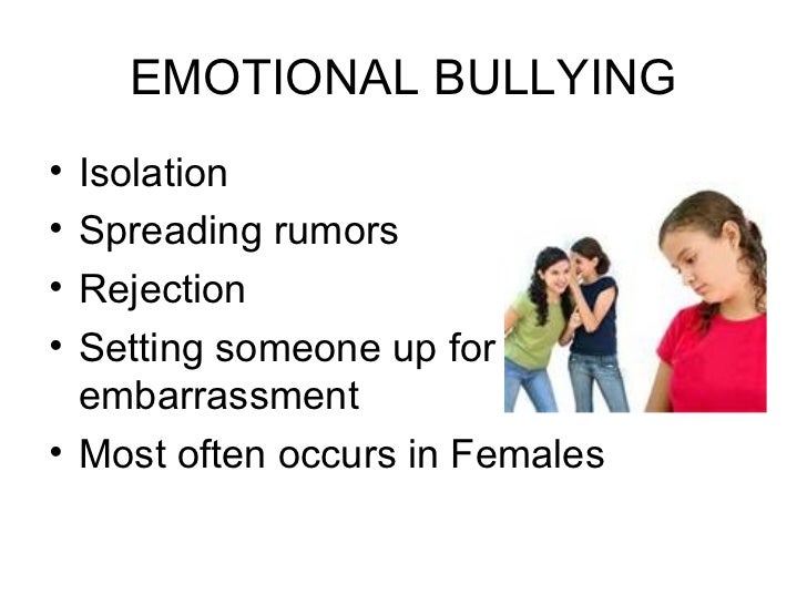 Types Of Bullying With Pic