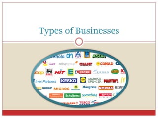 Types of Businesses
 