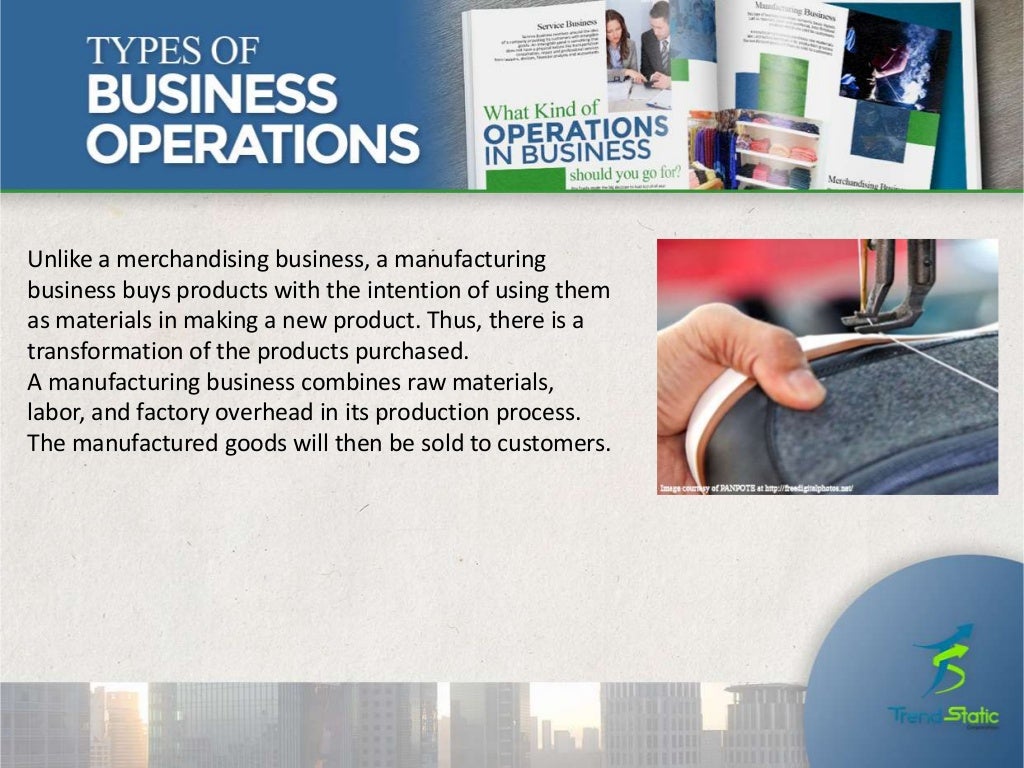 Types of Business Operations