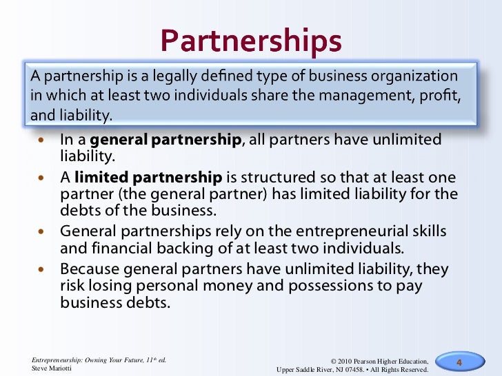 types of business ownerships